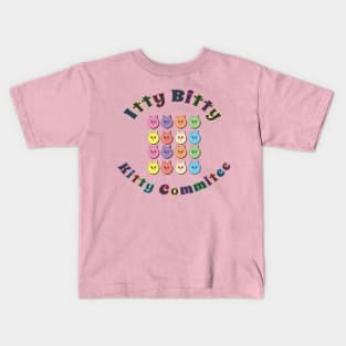 Itty Bitty Kitty Commitee Kids T-Shirt